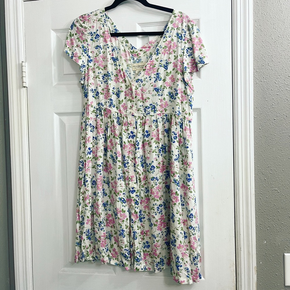 Floral babydoll dress